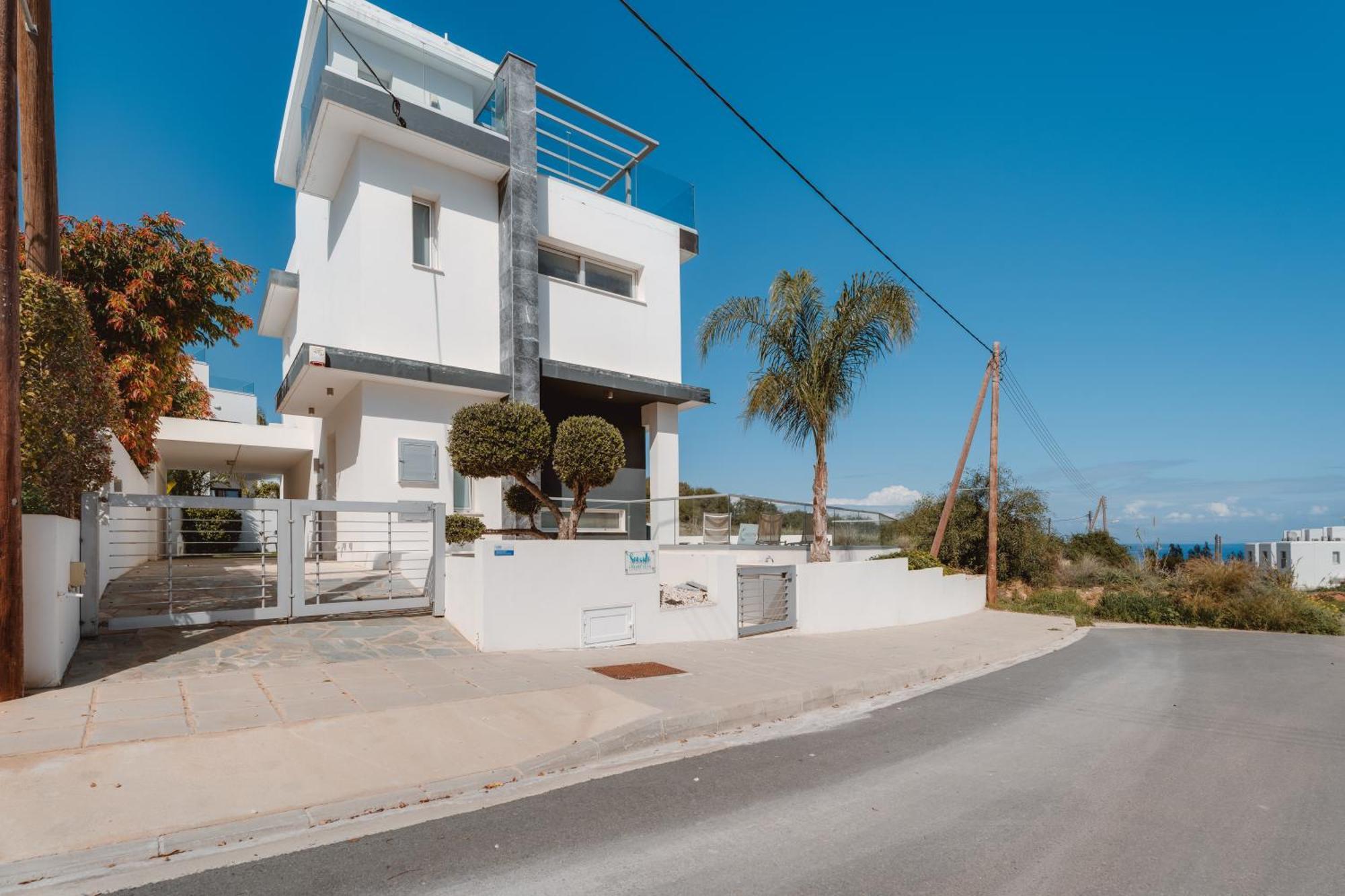 Seaside Luxury Villa Paralimni Exterior foto